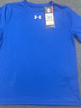 Under Armour Men's Short Sleeve Performance Shirt - Royal Blue